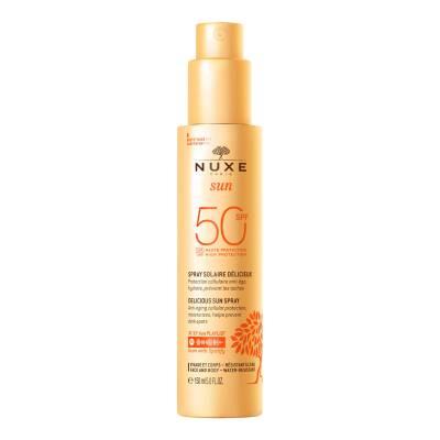 Nuxe SPF 50 Sunscreen Lotion for Face and Body - Natural, Hypoallergenic, Water-Resistant Protection - view 2