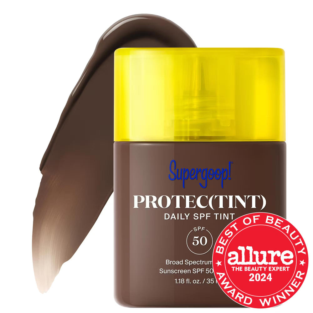 Protec(tint) Daily SPF 50 Tinted Sunscreen with Ectoin - Lightweight, Buildable Coverage & Natural Finish Protec(tint) SPF 50 Tinted Sunscreen - Lightweight & Natural Finish Tinted Sunscreen, SPF 50, Broad-Spectrum Sun Protection, Lightweight Coverage, Natural Finish Sunscreen, Ectoin, Hyaluronic Acid Sunscreen, Daily Sun Protection, Skincare, Cosmetics, Makeup, Face Products, Liquid Sunscreen, Buildable Coverage, Pollution Protection, Blue Light Defense, Hyaluronic Acid, Clay Infused, Smooth Skin, Even Ski