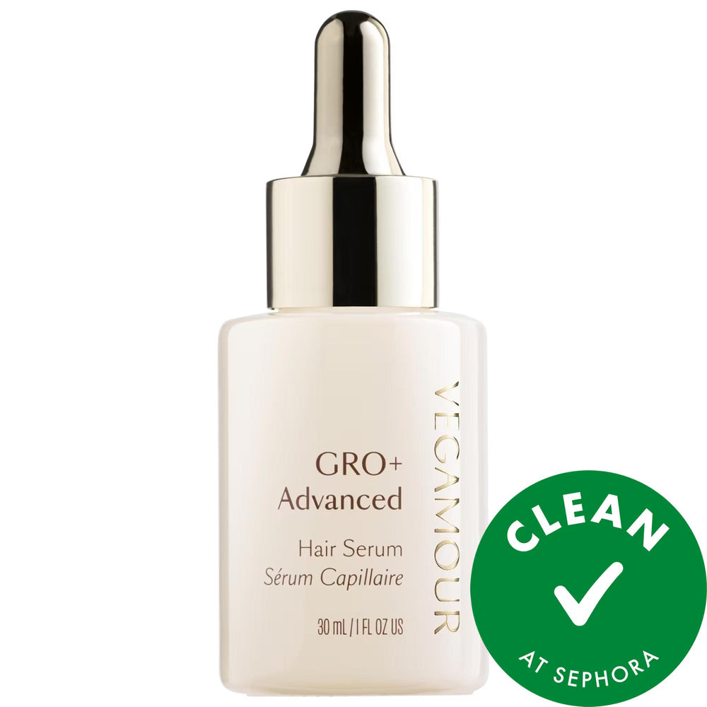 Vegamour GRO+ Advanced Hair Serum for Thinning Hair - Vegan, Gluten-Free, Cruelty-Free, Improves Hair Density & Reduces Shedding GRO+ Advanced Hair Serum - Improves Density & Reduces Shedding hair serum, hair thinning, hair shedding, vegan hair care, gluten-free hair products, cruelty-free cosmetics, scalp hydration, plant-based hair serum, hair density improvement, reduce shedding, vegan cosmetics, gluten-free cosmetics, cruelty-free hair care, hair growth serum, clean beauty, fragrance-free hair products