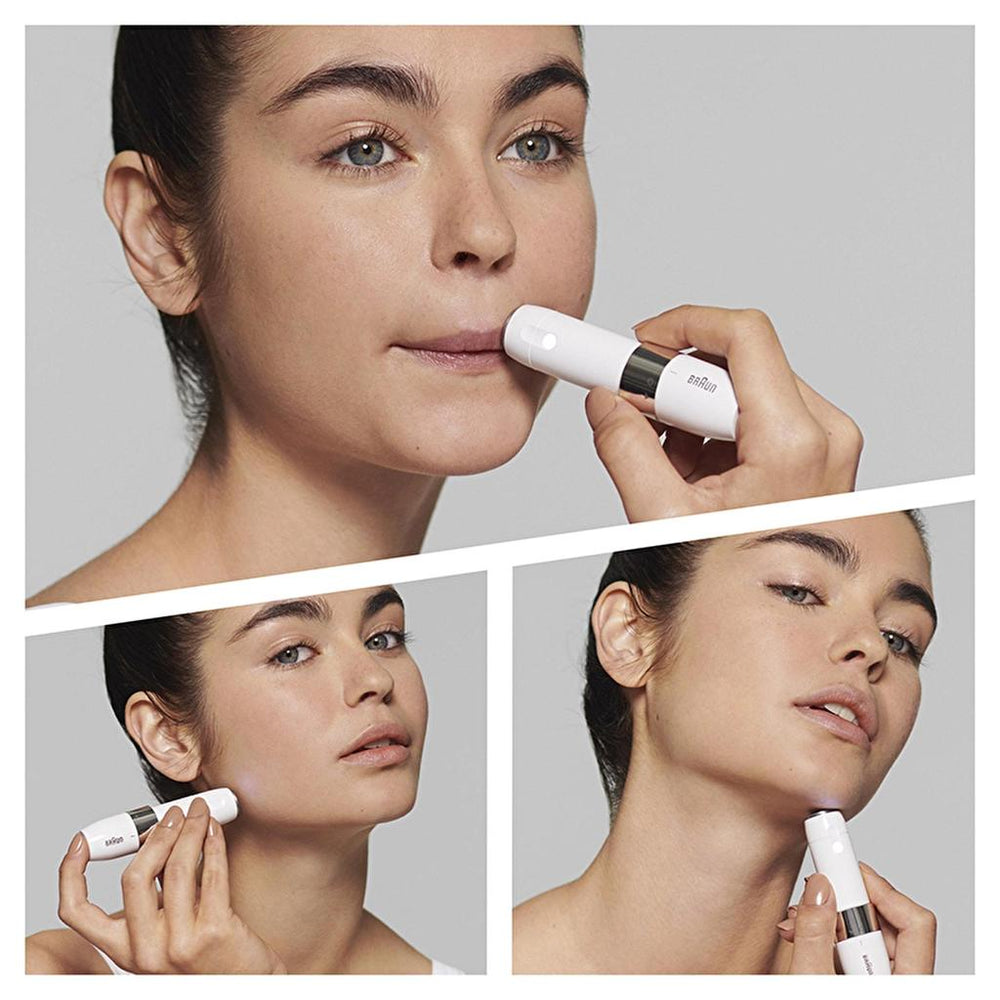 Braun FS1000 Face Mini Hair Remover in White