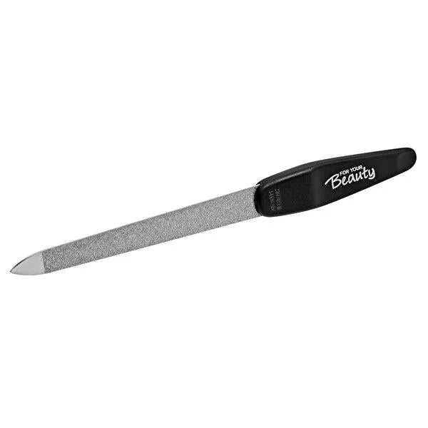 For Your Beauty Sapphire Nail File - 5.12 inches, Professional Nail Care Tool for Shaping & Smoothing Sapphire Nail File - Professional Nail Care Tool nail file, sapphire nail file, nail care tool, beauty tool, nail shaping, professional nail care, beauty essentials, nail health, nail aesthetics, manicure tools, salon quality nail care, durable nail file, easy to clean nail file, beauty routine must-haves