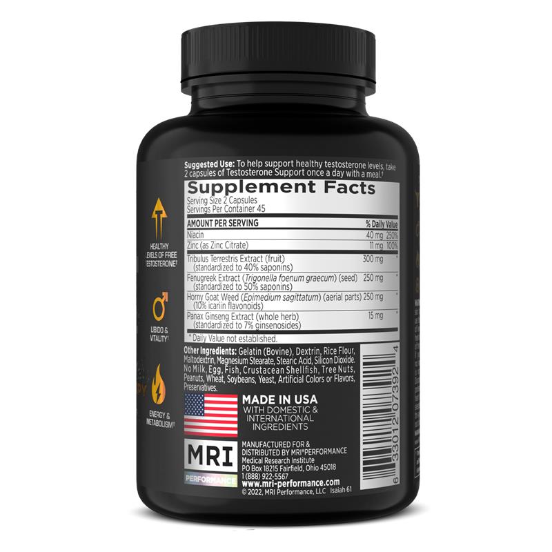 MRI Performance Men’s Vitality Support Supplement (90 Count)