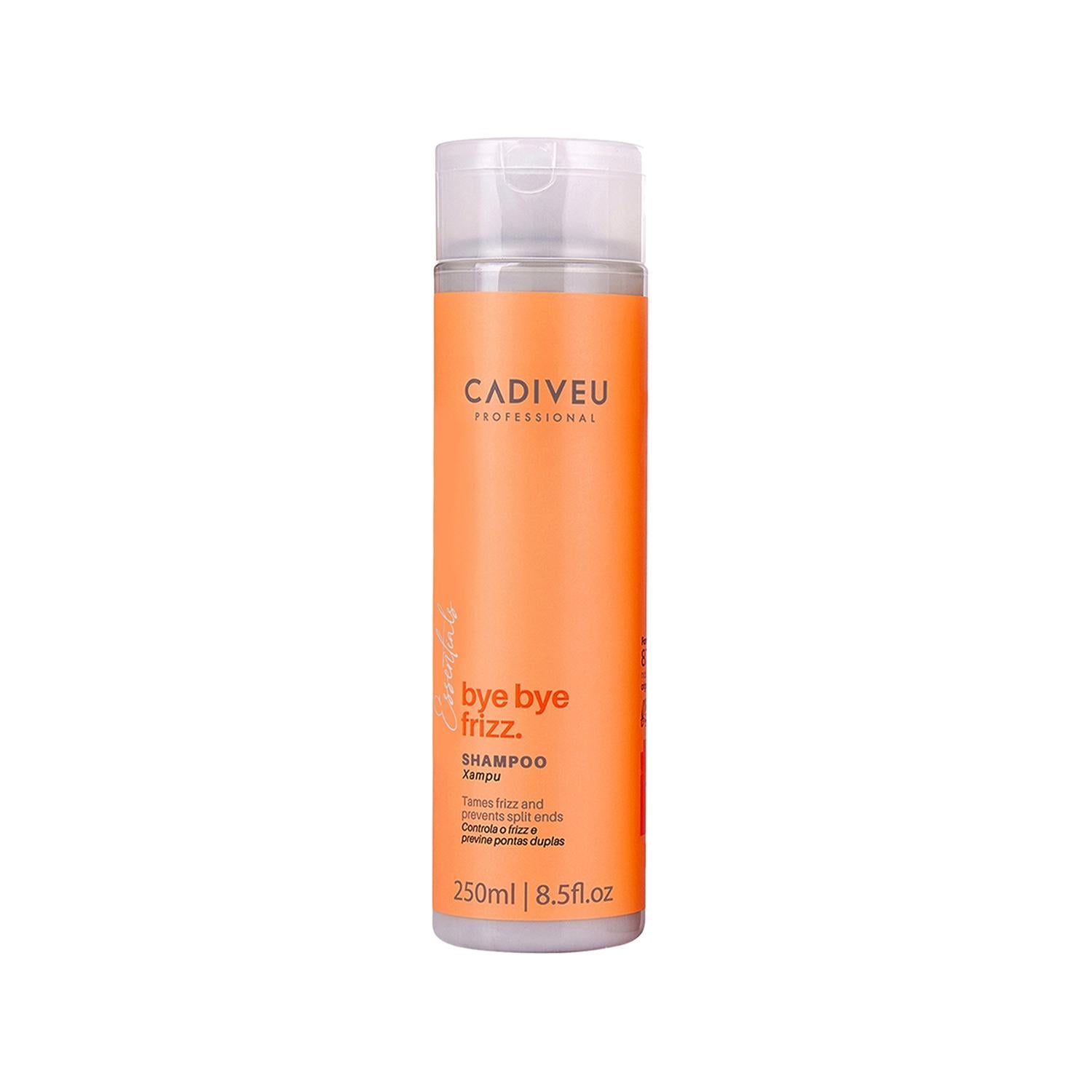 Cadiveu Essentials Bye Bye Frizz Shampoo 250ml - Anti-Frizz Hair Care for Smooth Manageable Hair Cadiveu Bye Bye Frizz Shampoo - Anti-Frizz Hair Care Cadiveu Essentials, Bye Bye Frizz Shampoo, Hair care products, Anti-frizz hair shampoo, 250 ml shampoo, Hair nourishment, Frizz reduction, Smooth hair, Manageable hair, Hair care routine, Cadiveu hair products