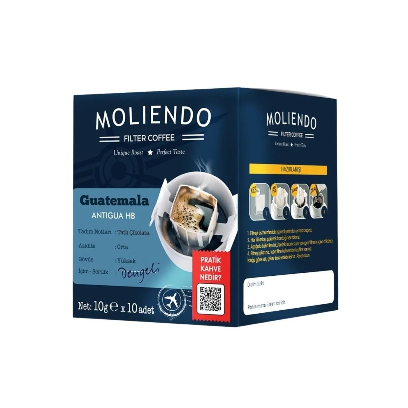 Moliendo Guatemala Antigua HB Drip Coffee Bags 10x10g