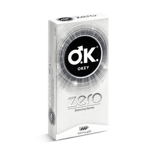 Okey Zero Ultra Thin Condoms for Natural Feel 10-Pack