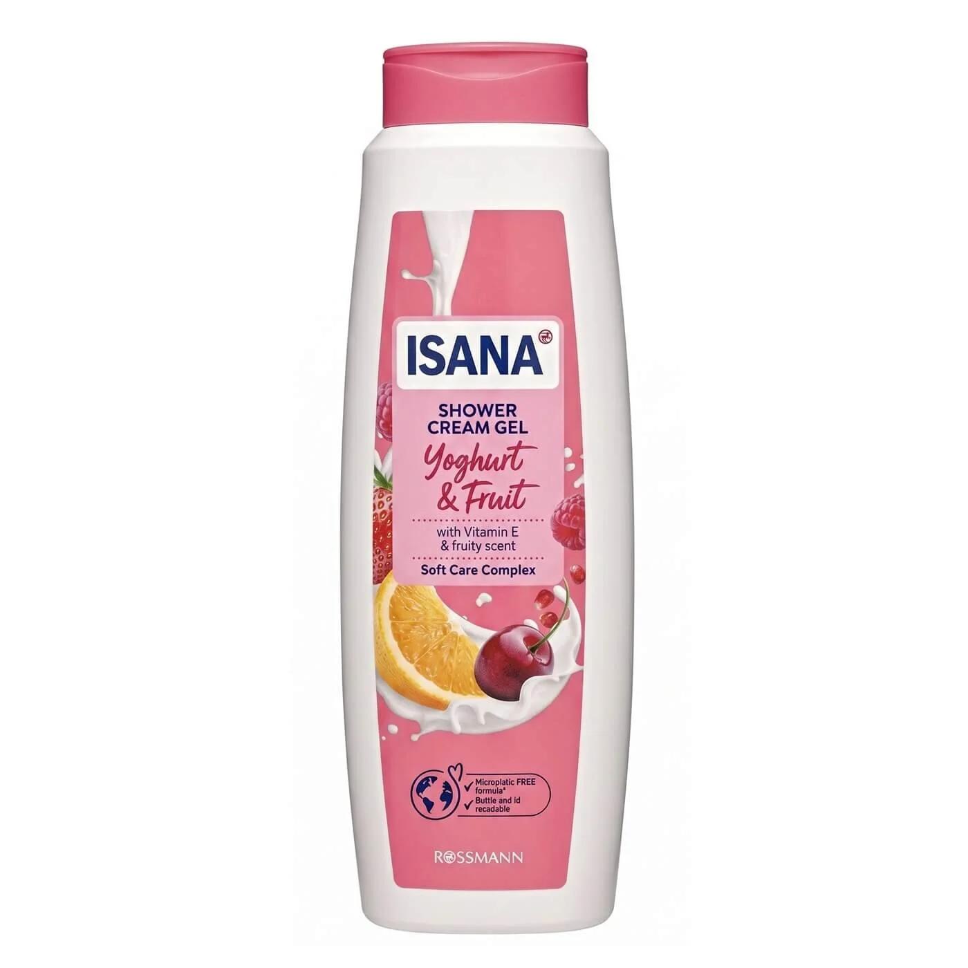 Isana Yogurt &amp; Fruit In-Shower Body Lotion 750 ml