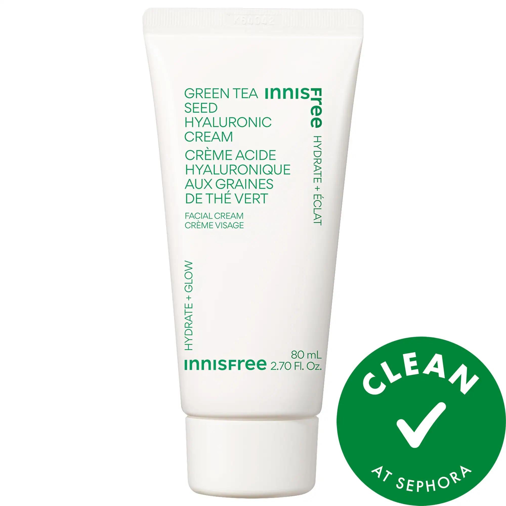 Green Tea Seed Hyaluronic Acid Hydrating Cream - Vegan, Cruelty-Free Moisturizer for Dry Skin Green Tea Hyaluronic Acid Cream for Dry Skin hydrating cream, green tea skincare, hyaluronic acid moisturizer, vegan skincare, cruelty-free skincare, dermatologically tested products, moisturizing cream, skincare, dry skin solution, vegan moisturizer, gluten-free skincare