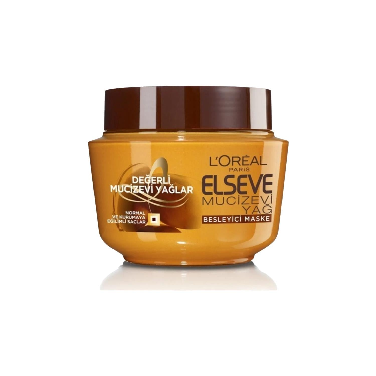 Loreal Paris Elseve 6 Mucizevi Yağ Besleyici Maske - Nourishing 10.14 fl oz Hair Mask with 6 Miracle Oils Loreal Paris Elseve 6 Mucizevi Yağ Besleyici Maske - Nourishing Hair Mask Loreal Paris Elseve, Hair Mask, Nourishing Hair Care, 6 Miracle Oils, 300 ml Hair Mask, 10.14 fl oz Hair Mask, Hair Care, Beauty, Personal Care, Dry Hair, Damaged Hair, Hair Repair, Hair Nourishment, Moisturizing Hair Mask