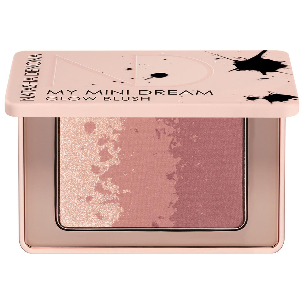 Natasha My Mini Dream Glow Blush - Cruelty-Free, Portable Makeup Blush with Hybrid Powder Blush & Highlighter Trio My Mini Dream Glow Blush - Natural Makeup for Everyday Glow makeup blush, hybrid blush highlighter, cruelty-free cosmetics, paraben-free makeup, portable makeup, mauve blush, natural everyday makeup, beauty essentials, travel makeup, sensitive skin friendly, everyday cheek color, radiant matte finish
