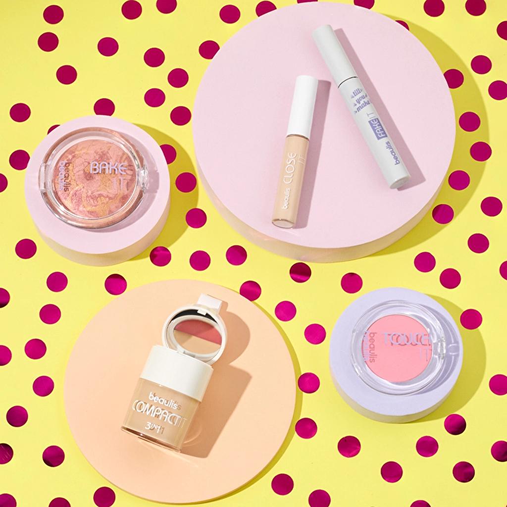 Beaulis Compact It Foundation, Blush &amp; Concealer 115 Natural Beige
