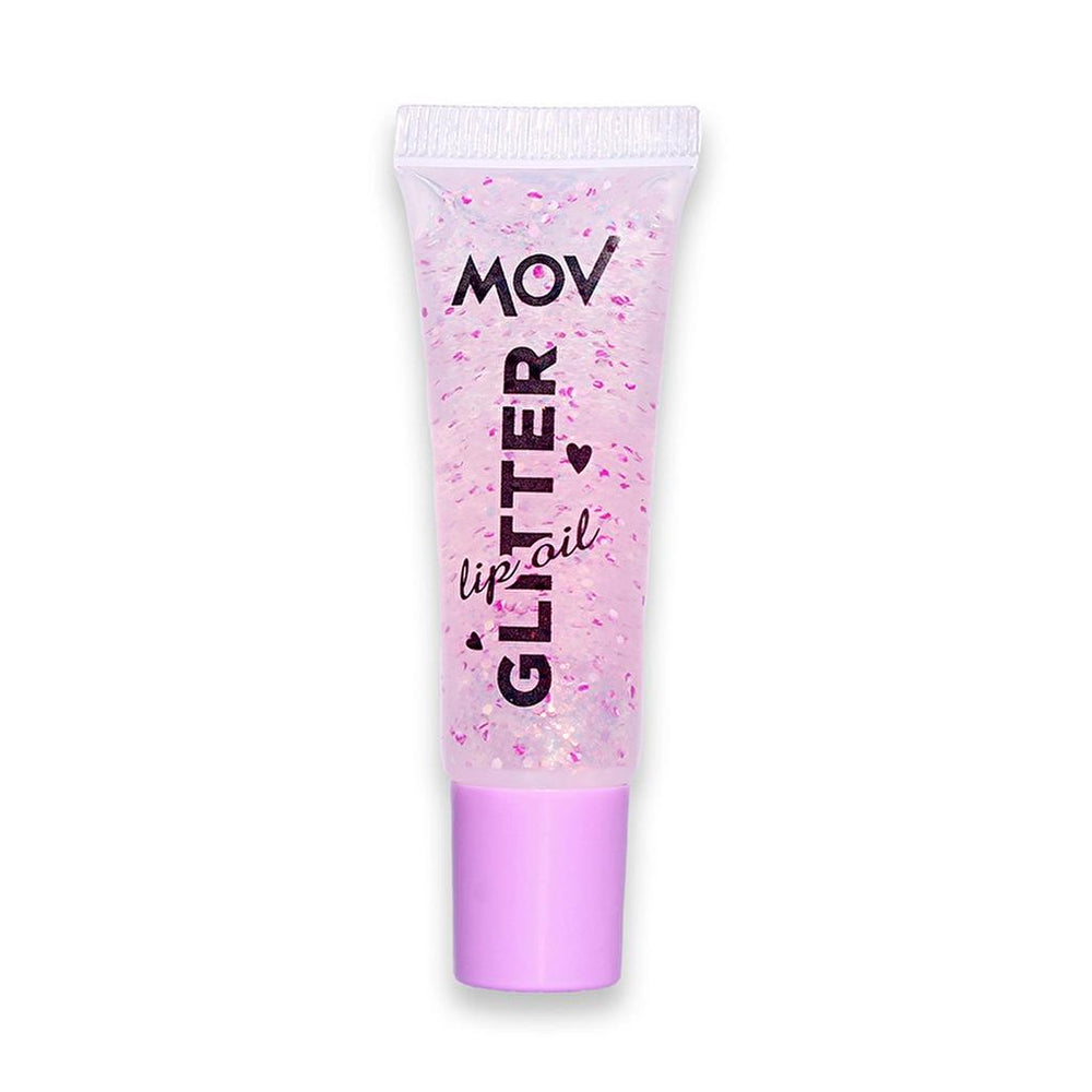 Mov Glitter Lip Oil No:01 Lila Shimmer Lip Gloss 6ml