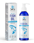 Vet's Plus Pet Supplement Oil - Omega 3 for Cats and Dogs, Fish Oil for Pets, Supports Pet Health and - Vitamin & Supplement