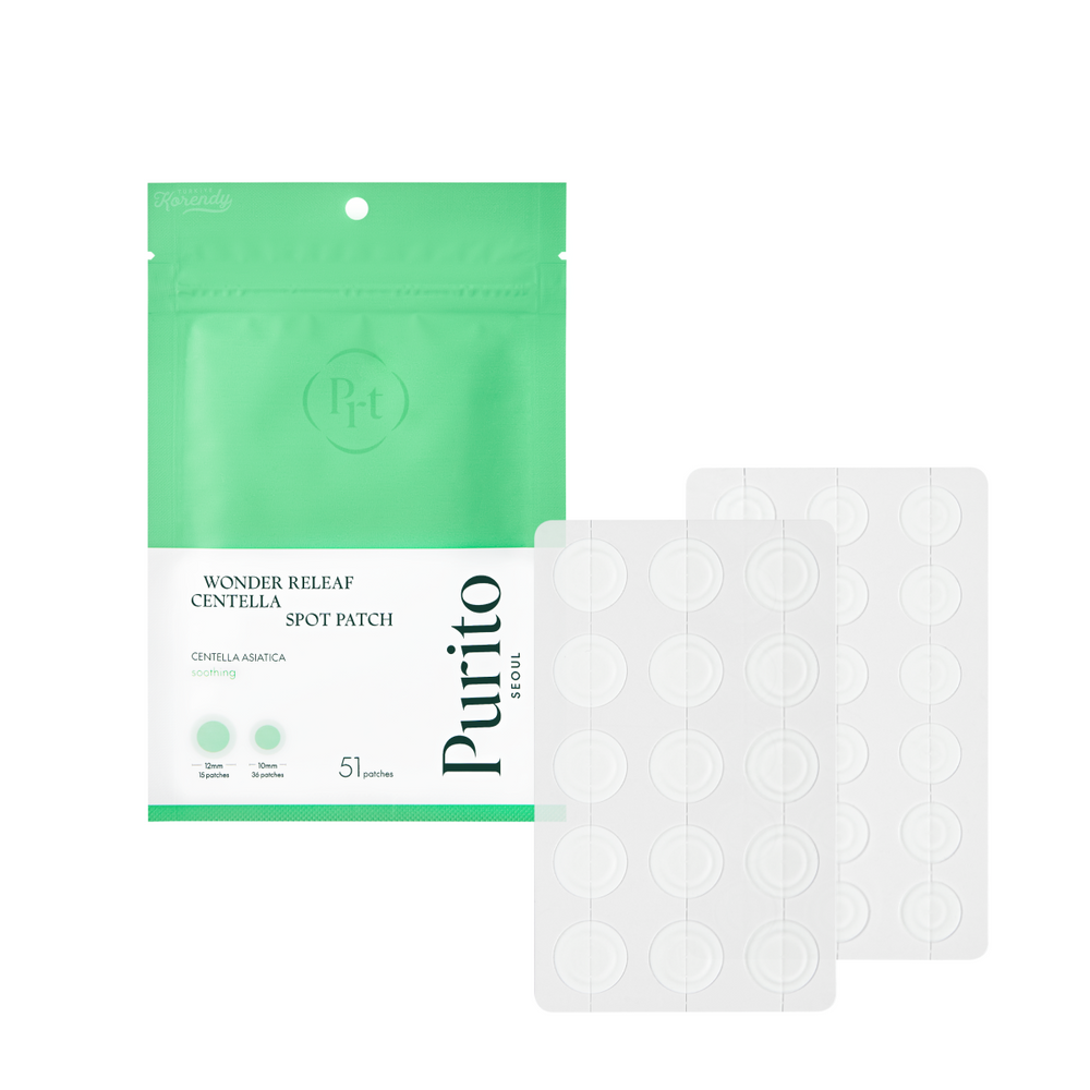 Purito Wonder Releaf Centella Spot Patch Soothing Blemish Cover 51ct