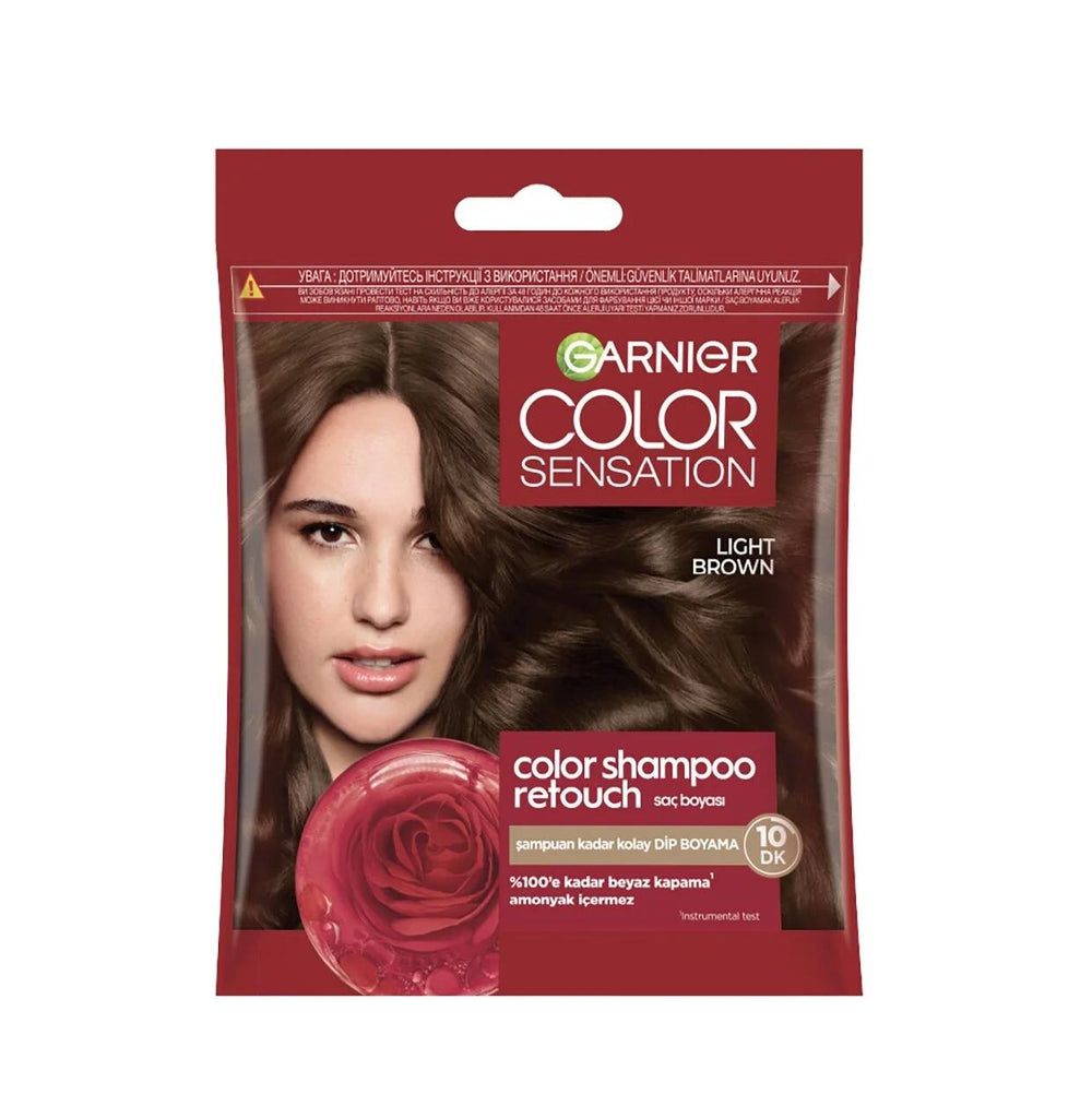 Garnier Color Shampoo Retouch Light Brown Hair Dye 50 1 ct