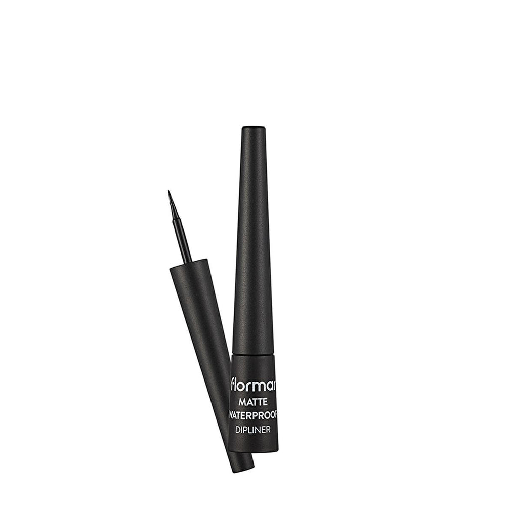 Flormar Matte Waterproof Liquid Eyeliner for Precise, Dramatic Eye Look - Black - view 3