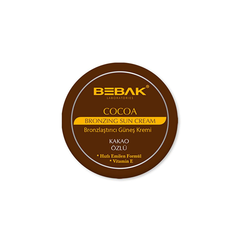 Bebak Cacao Sunless Tan Cream - Fast-Absorbing Formula for Quick Tanning | Ideal for Dark Skin | 100 ml - Bronzer