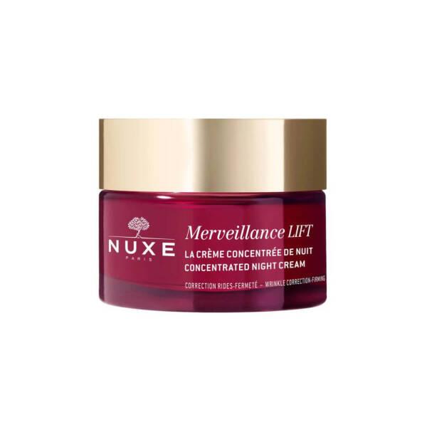 Nuxe Merveliance Lift Concentrated Night Cream 50ml - Anti-Aging Skincare for Wrinkle Reduction & Firming Nuxe Merveliance Lift Night Cream 50ml - Anti-Aging Skincare Nuxe Merveliance Lift Night Cream, Anti-aging night cream, Wrinkle reduction skincare, Firming night cream, Luxury skincare products, Skincare for aging skin, Night cream for wrinkles, Squalane skincare, Glycerin hydration, Shea Butter nourishment, Rosemary Leaf Extract antioxidant, Undaria Pinnatifida anti-aging