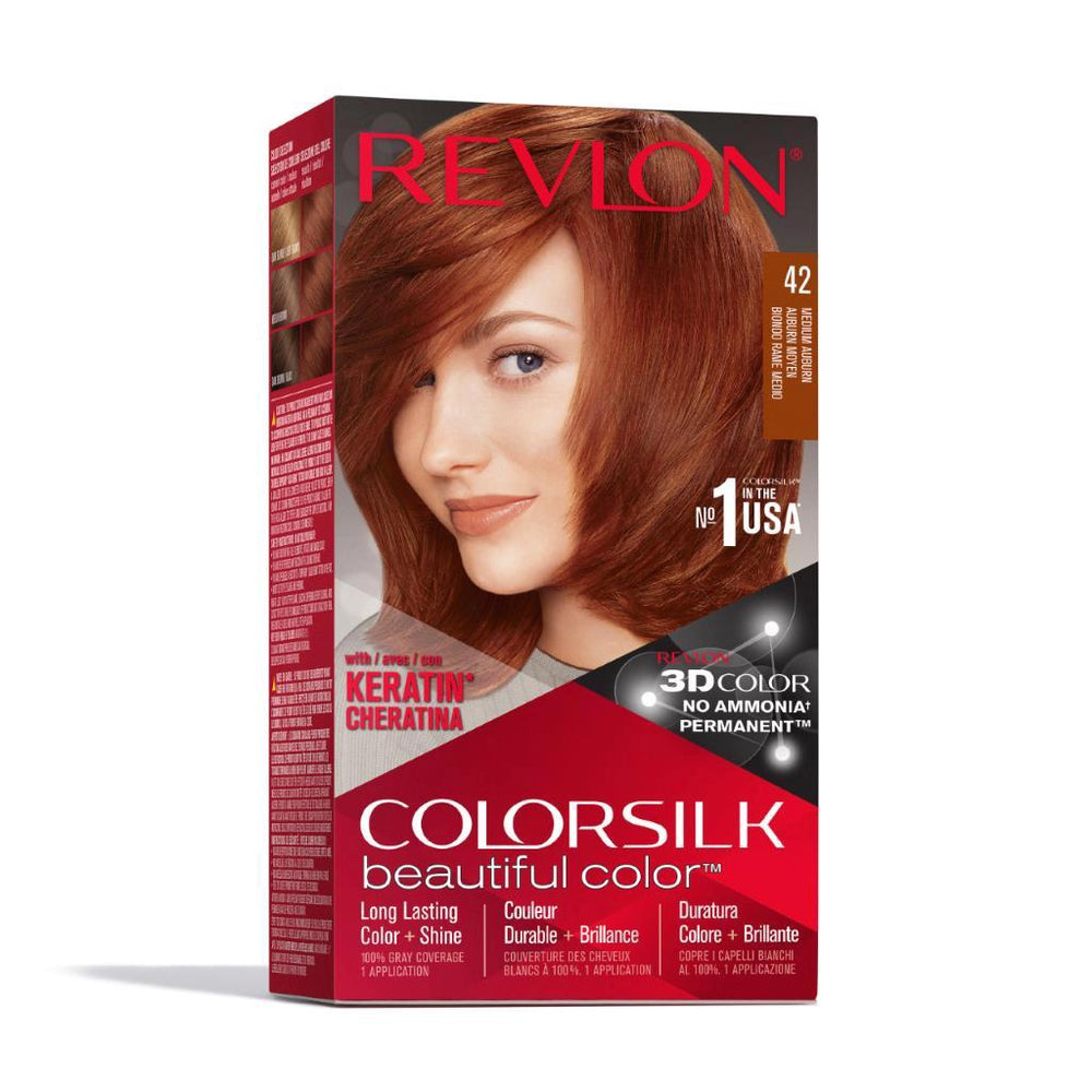 Revlon ColorSilk Hair Color 42 Medium Auburn
