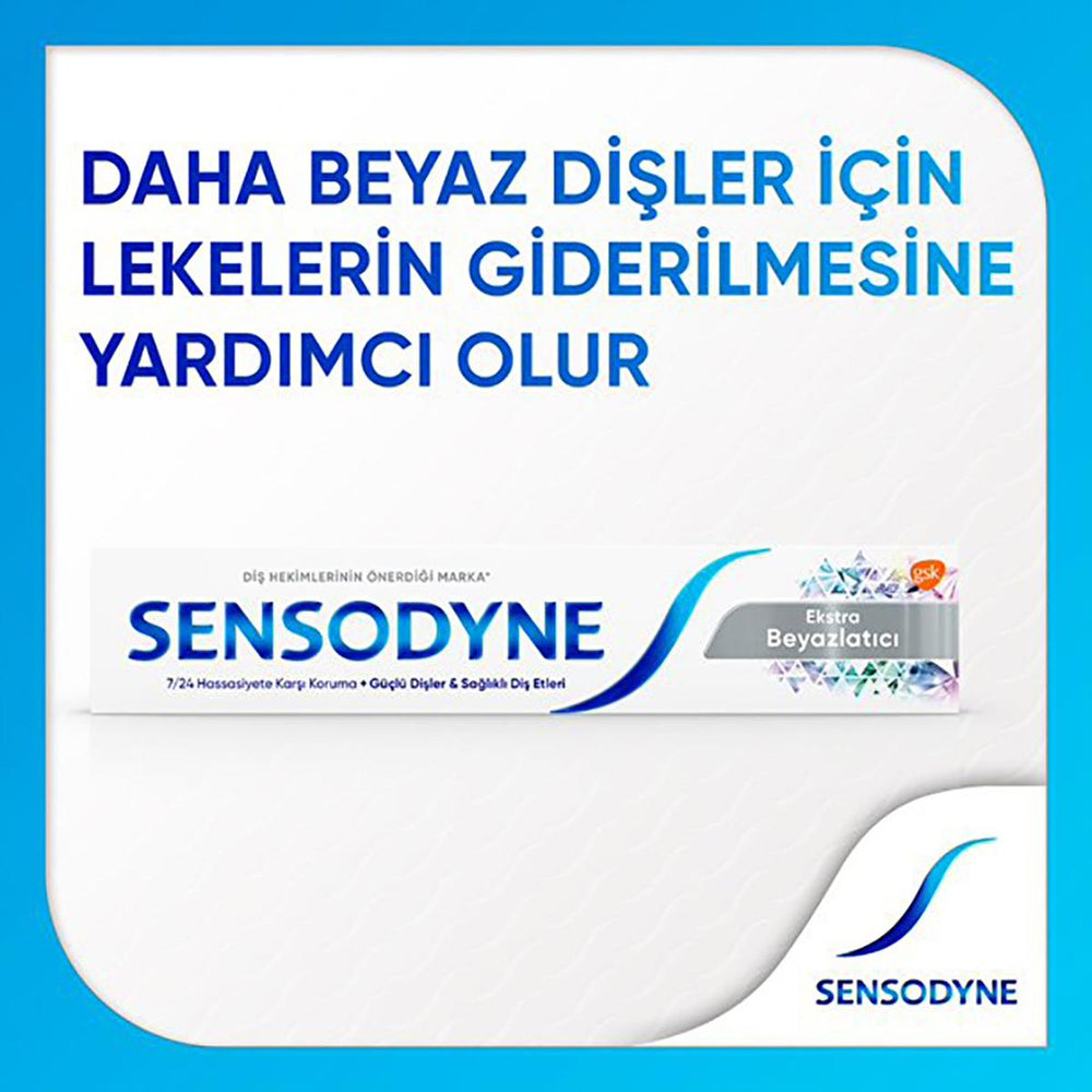 Sensodyne Sensitive Teeth Whitening Toothpaste with Fluoride - 2.54 fl oz - view 3