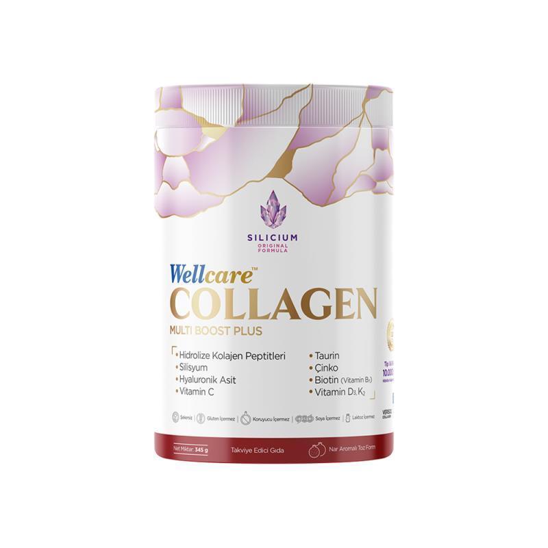 Wellcare Pomegranate Flavored Collagen Supplement Powder - 345g - Vitamin & Supplement