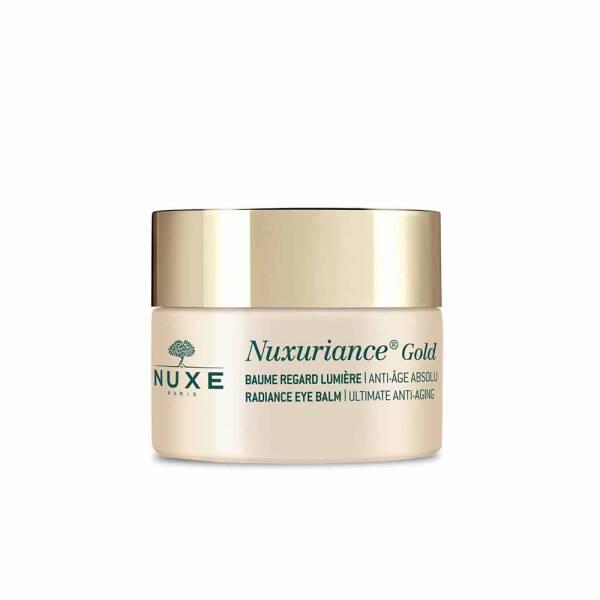 Nuxe Nuxuriance Gold Radiance Anti-Aging Eye Balm 15ml - Natural Paraben-Free Eye Care for Dark Circles - Eye Cream