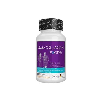 Suda Collagen Fxone Dietary Supplement for Skin & Joint Health - 60 Tablets, Gluten & Lactose Free - Vitamin & Supplement