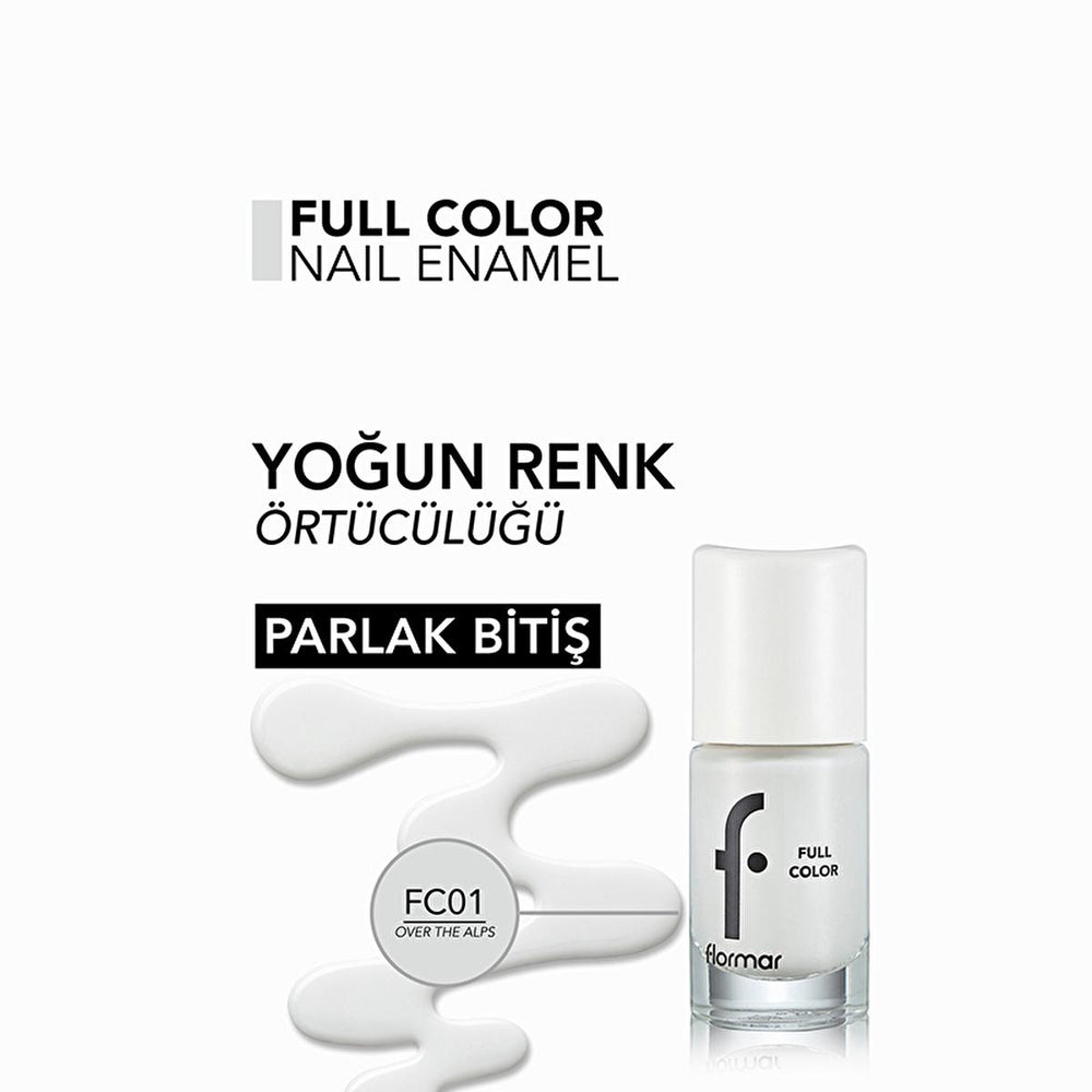 Flormar Full Color Ekstra Yoğun Pigmentli Oje - High Pigmentation Nail Polish for Vibrant Color - view 2