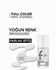 Flormar Full Color Ekstra Yoğun Pigmentli Oje - High Pigmentation Nail Polish for Vibrant Color Flormar Full Color Nail Polish - Vibrant & Long-Lasting Nail polish, Flormar Full Color, High pigmentation nail polish, Long-lasting nail polish, Cosmetics, Beauty products, Nail care, Fashion nail polish, Vibrant nail colors, Salon-quality nail polish