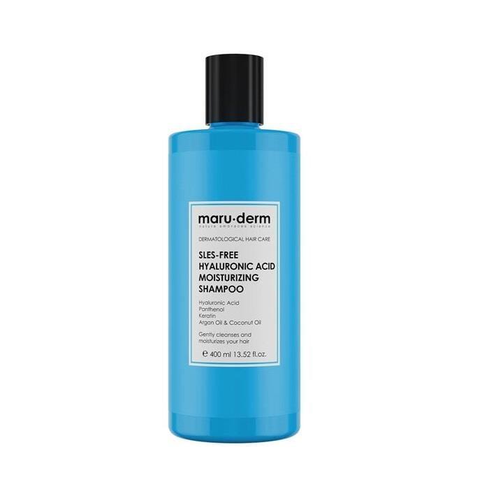 Maruderm Hyaluronic Acid Moisturizing Shampoo - Intense Hydration, Smooths & Shines - All Hair Types - Gentle Cleansing, 13.53 fl oz Maruderm Hyaluronic Acid Shampoo: Hydrate & Shine! Hyaluronic Acid Shampoo, Moisturizing Shampoo, Hydrating Shampoo, Shampoo for Dry Hair, Shampoo for All Hair Types, Gentle Cleansing Shampoo, Hair Shine Shampoo, Hair Smoothing Shampoo, Shampoo, Dry Hair, Damaged Hair, Hair Care, Hydration, Moisture, Shine, Softness, Manageability, Hair Health, All Hair Types, Gentle, Cleansin