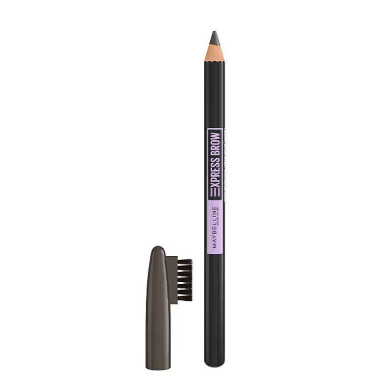 Maybelline Eyebrow Express Pencil Deep Brown - Long-Lasting Eyebrow Definition with Super Pigmented Formula - Eyebrow Pencil