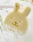Balmy Bunny Baby Bath Sponge for Gentle Cleansing