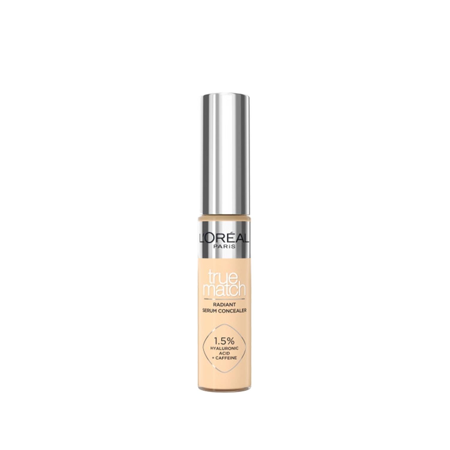 Loreal Paris True Match Brightening Serum Concealer 4D - 11 ml, Perfect Coverage &amp; Skincare Benefits Loreal Paris True Match Concealer 4D - Brightening &amp; Coverage Loreal Paris Concealer, True Match Concealer, Brightening Concealer, Serum Concealer, 4D Concealer, Cosmetics, Makeup, Skincare, Beauty Products, Concealer for Dark Circles, Brightening Makeup, Natural Coverage, Skincare Benefits, Multidimensional Appearance, Everyday Makeup, Special Occasion Makeup