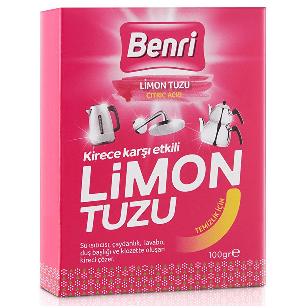 Benri Lemon Salt Food Grade Citric Acid 100g