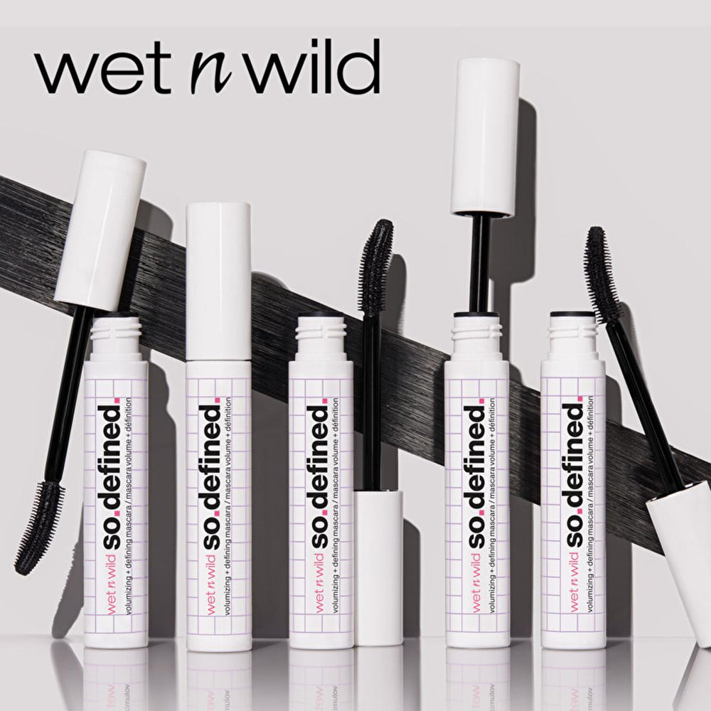 wet n wild Mega So Define Volumizing Mascara: Dramatic Volume, Definition & Vitamin E for Lash Health wet n wild Volumizing Mascara: Get Dramatic, Defined Lashes volumizing mascara, defining mascara, vitamin E mascara, mega volume mascara, wet n wild mascara, lash volumizer, lash definer, affordable mascara, long lasting mascara, mascara, volume mascara, define lashes, lengthening mascara, makeup, cosmetics, eye makeup, beauty, dramatic lashes, fuller lashes, vitamin E, spiral brush, no clump mascara, gifts