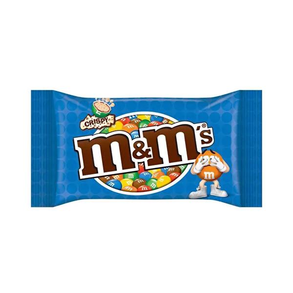 M&M's Chocolate Crunchy Snack - Portable Confectionery Treat, 36g M&M's Crunchy Chocolate Snack - 36g M&M's, chocolate snack, crunchy snack, portable snack, confectionery, sweet treat, on-the-go snack, rice center, chocolate coating, compact snack, office snack, kids snack, outdoor snack