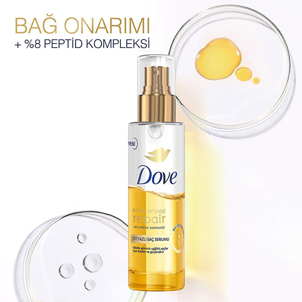Dove Hair Repair Serum - Dual Phase Formula with Peptide Complex for Damaged Hair - view 7