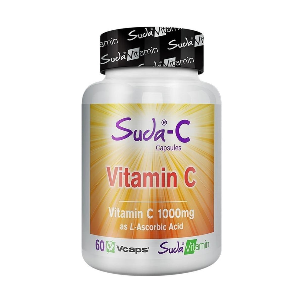 Suda Vitamin C 1000mg - 60 Capsules for Powerful Immune Support | High Potency Ascorbic Acid Supplement - image 2