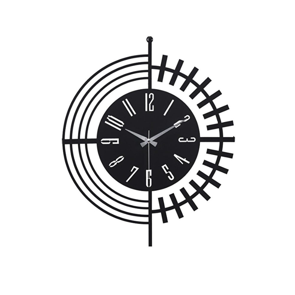 Muyika 50x50cm Modern Metal Silent Wall Clock - Large Decorative Clock for Home, Office - view 8