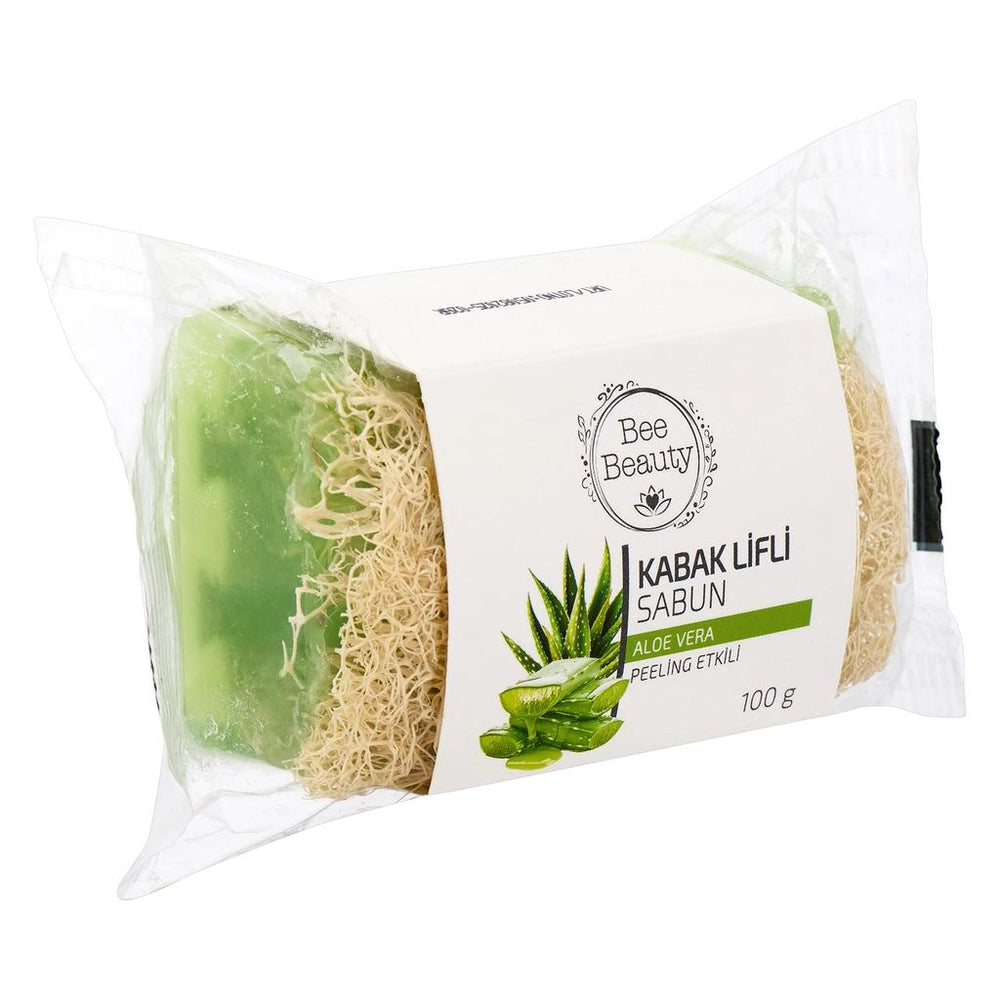 Bee Beauty Aloe Vera Luffa Soap for Smooth Skin 100g