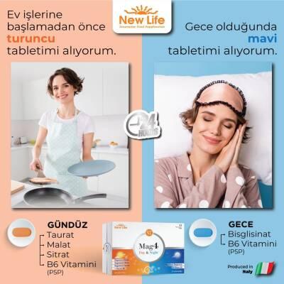 New Life Mag4 Day: Magnesium & Vitamin B6 Supplement - 24/7 Mineral Support, Muscle Cramp Relief, & Energy Boosting Formula New Life Mag4 Day: Magnesium & B6 for Energy & Muscle Relief Magnesium supplement, Vitamin B6 supplement, Magnesium B6 day night, Mineral supplement, Muscle cramp relief, Energy support supplement, Gluten-free magnesium, Lactose-free magnesium, Magnesium capsules, Mag4 Day, mineral support, fatigue relief, muscle health, nerve health, improved sleep, energy boost, daily supplement, wel