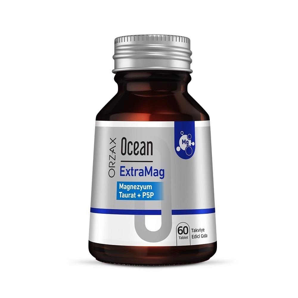 Ocean ExtraMag Magnesium Taurate &amp; P5P Tablets - 60 Count