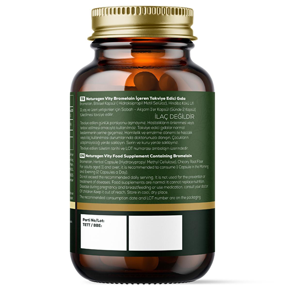 Naturagen Bromelain 1000mg - 2400 GDU, Natural Decongestant &amp; Vegan Digestive Enzymes, Nasal Congestion &amp; Gut Health Support, 60 Capsules Naturagen Bromelain 1000mg: Natural Decongestant &amp; Gut Health Bromelain supplement, Natural decongestant, Digestive enzymes, Vegan bromelain, Bromelain 1000mg, Prebiotic supplement, Nasal congestion relief, Hindiba root supplement, Gut health supplement, Plant-based enzymes, Bromelain, decongestant, digestive aid, vegan supplement, prebiotic, gut health, nasal support, si