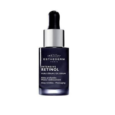 institut esthederm intensive retinol serum 15ml bottle, application of institut esthederm retinol serum Institut Esthederm Intensive Retinol Serum - 15 ml Institut Esthederm Intensive Retinol Serum institut-esthederm, retinol-serum, skincare, anti-aging, wrinkle-treatment, night-serum, deep-wrinkles, sun-damaged-skin, hydrating, ai-generated