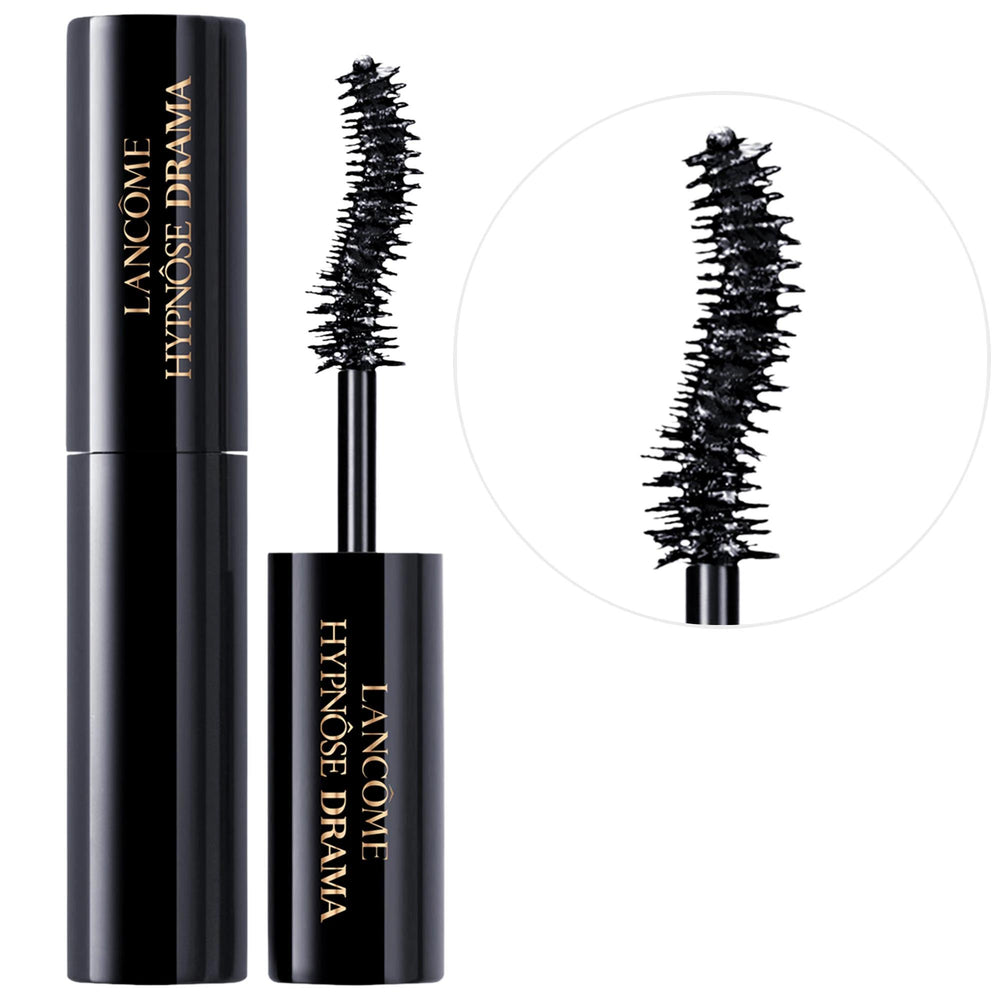 Lancôme Mini HYPNÔSE DRAMA Mascara: Extreme Volume, 24H Wear - Intense Black, Paraben-Free, Ideal for Sensitive Eyes & Contact Lens Wearers Lancôme HYPNÔSE DRAMA: Volumizing Mascara for Dramatic Lashes volumizing mascara, long-wearing mascara, mascara for sensitive eyes, paraben-free mascara, Lancôme mascara, dramatic volume mascara, blackest black mascara, mascara for contact lens wearers, full body volume mascara, mascara, volume mascara, long wear mascara, sensitive eyes, contact lens, paraben free, dram