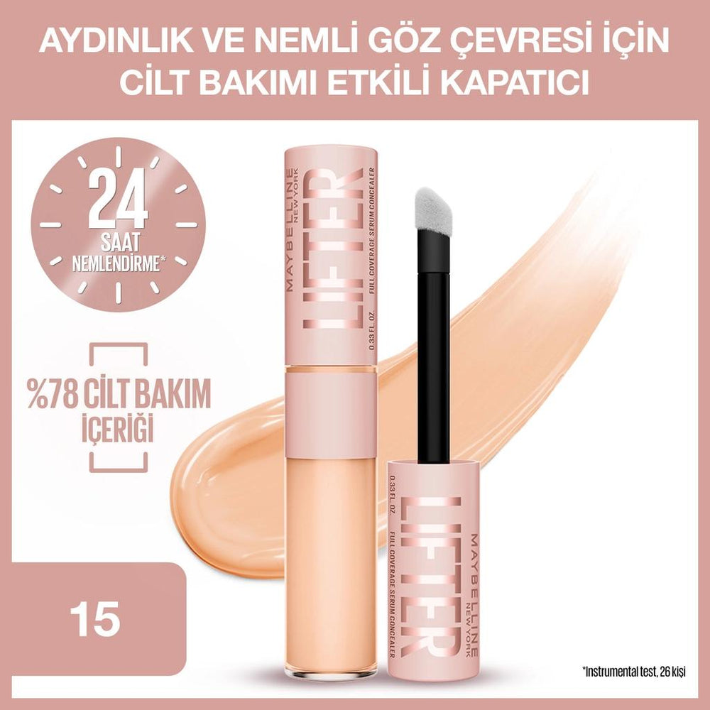 Maybelline New York Lifter Concealer with Caffeine 15
