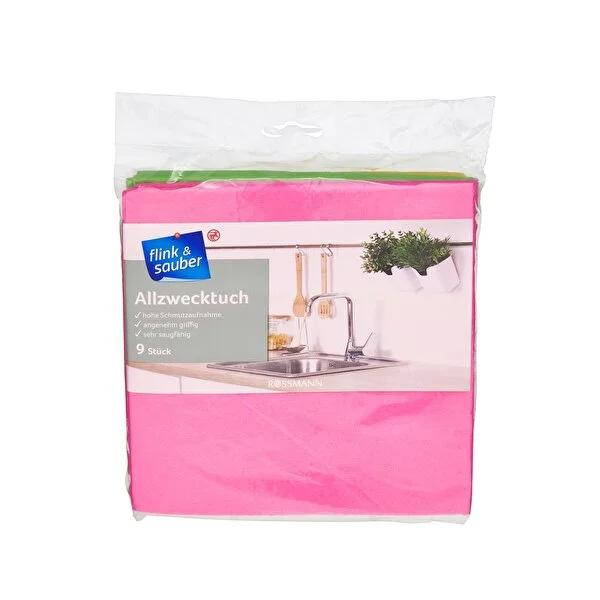 Flink & Sauber Multi-Purpose Cleaning Cloth - 9 Pack, Reusable & Machine Washable Flink & Sauber Multi-Purpose Cleaning Cloth - 9 Pack multi-purpose cleaning cloth, reusable cleaning cloth, machine washable cleaning cloth, viscose and polypropylene cloth, effective household cleaning solution, eco-friendly cleaning, cleaning essentials, household cleaning products, sustainable cleaning, cleaning cloths, Flink & Sauber, cleaning supplies, reusable cloths, cleaning solutions, home cleaning products, cleaning 