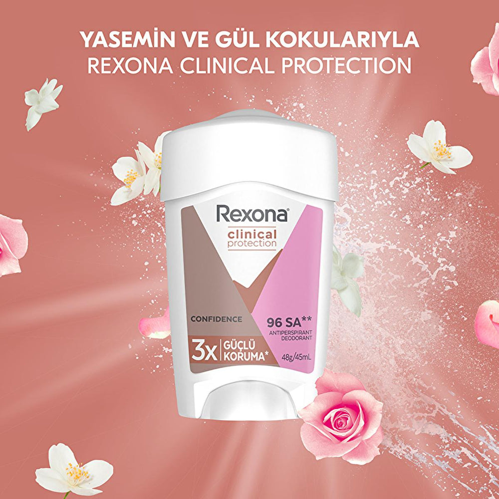 Rexona Clinical Protection Women's Deodorant Stick - 96 Hour Protection, Long-Lasting Antiperspirant for Active - view 4