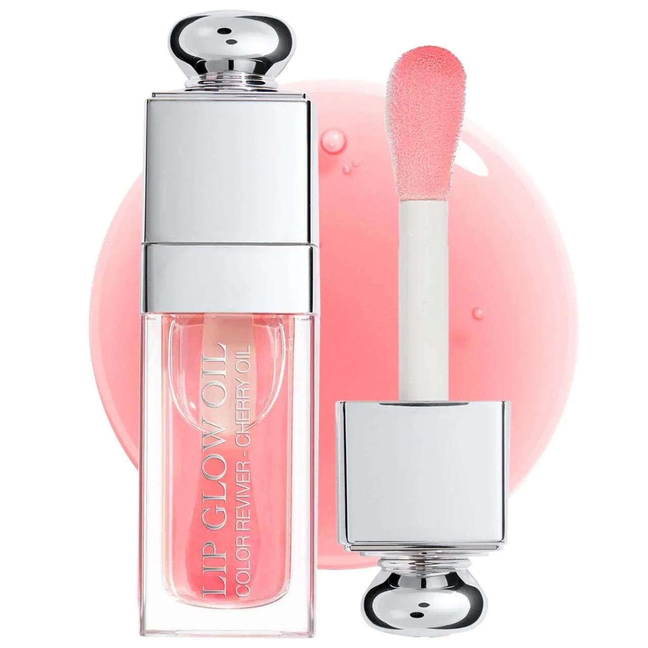 Lip Glow Oil by [Brand Name] - Nourishing, Glossy Lip Care with Natural Color Enhancement Lip Glow Oil - Nourishing Glossy Lip Care Lip Glow Oil, Nourishing Lip Care, Glossy Lip Oil, Moisturizing Lip Product, Natural Lip Color Enhancement, Lip Care, Cosmetics, Beauty Products, Cherry Oil, Non-greasy Lip Product, Color Reviver Technology, Minty-vanilla Scent, Lip Gloss, Lip Balm, Lip Treatment