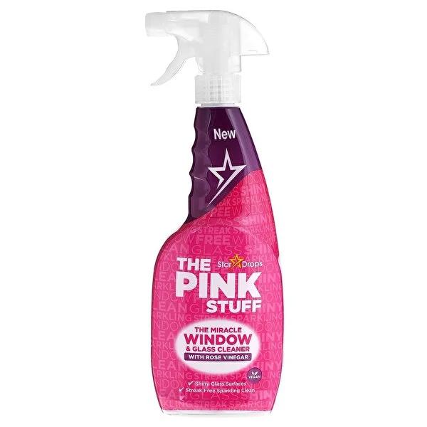 The Pink Stuff Glass Cleaner - Rose Vinegar Formula, Streak-Free, Natural, 25.4 fl oz The Pink Stuff Glass Cleaner - Natural & Streak-Free Glass cleaner, Vinegar based cleaner, Rose vinegar glass cleaner, Streak-free glass cleaner, Natural glass cleaning products, The Pink Stuff glass cleaner, Household cleaning, Natural cleaning products, Glass surface cleaner, Cleaning solution, Home cleaning essentials