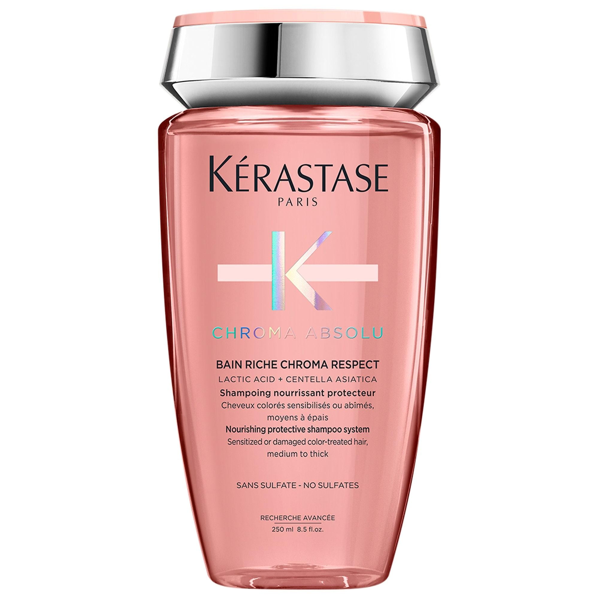 Kérastase Chroma Absolu: Sulfate-Free Shampoo for Color-Treated Medium to Thick Hair – Repair Damage, Enhance Shine, &amp; Prevent Color Fading Kérastase Chroma Absolu: Color-Treated Hair Shampoo - Sulfate-Free sulfate-free shampoo, color-treated hair shampoo, damaged hair repair shampoo, shampoo for color-treated medium thick hair, color safe shampoo, hair repair shampoo sulfate free, lactic acid hair treatment, frizz control shampoo, shine enhancing shampoo, hair breakage treatment, shampoo, hair care, color 